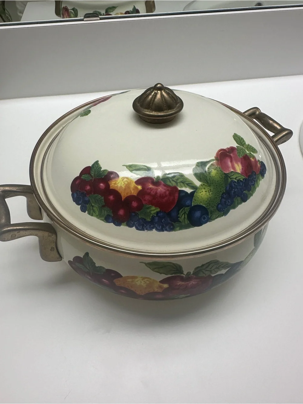 Vintage Lincoware Ceramic Dish with Lid (NWOT)